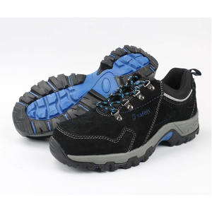 Заводская Лучшая цена, Высококачественная Мужская замшевая кожаная удобная спортивная защитная обувь со стальным носком - Product Image 5