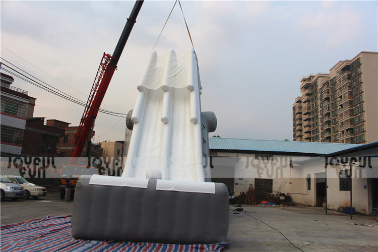 High quality customized giant inflatable Dock slide inflatable slide for boat