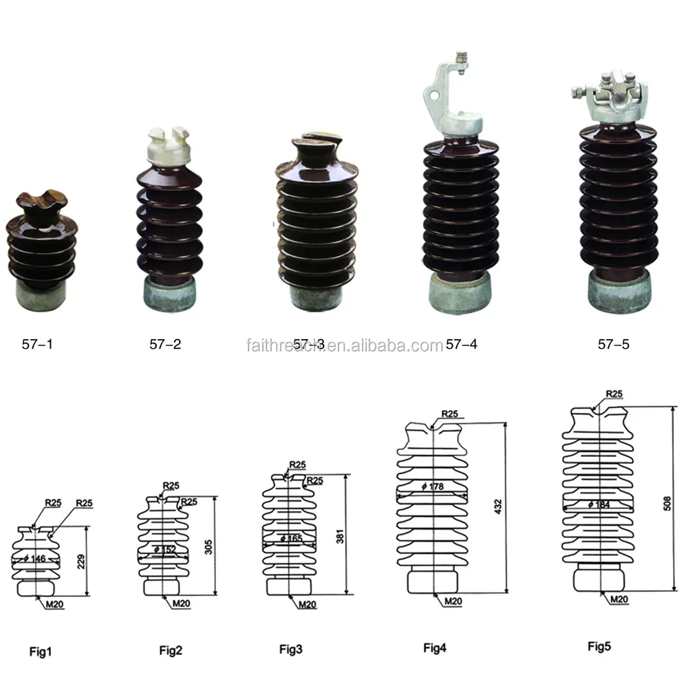 Line post porcelain insulator pole insulator