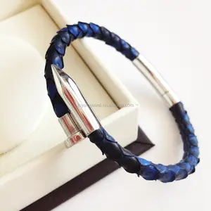 High Quality Luxury Python Skin Bracelet Snake Skin Bracelet