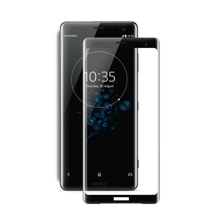 Fabrika fiyat Anti patlama cep telefonu aksesuarları temperli cam ekran koruyucu Sony Xperia için XZ3
