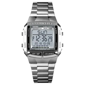 SKMEI 1381 mens chronograph analog wristwatch luxury brand digital watch bracelet
