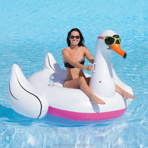 Cigno Gonfiabile Gigante Personalizzato K80 per Piscina, Materassino Galleggiante in Vinile Resistente per Adulti - Product Image 5