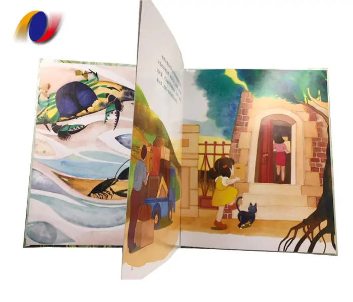 Di alta Qualità Bambino fotografia grafica libri di Colore Completo Su Misura Cartonato per Bambini Stampa del Libro