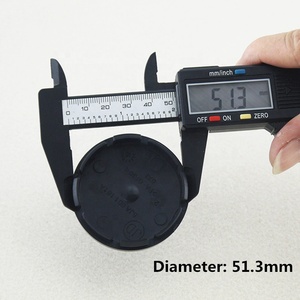 <span class=keywords><strong>Cache</strong></span>-roue de voiture noir personnalisé <span class=keywords><strong>55MM</strong></span> 56MM, en aluminium métallique en forme de dôme, élégant, avec autocollant en aluminium métallique en forme de dôme <span class=keywords><strong>55MM</strong></span> 56MM pour jantes de voiture - Product Image 4