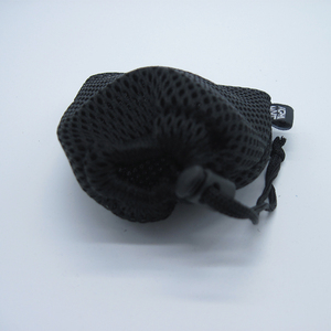 Nhỏ thời trang màu đen Polyester dây kéo lưới túi với nhãn dệt có thể giặt tính năng - Product Image 5