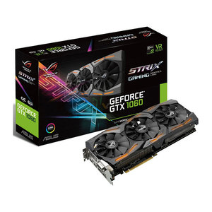 <span class=keywords><strong>ASUS</strong></span> ROG Strix GTX1060 O6G Đồ Họa Chơi Game Thẻ Với <span class=keywords><strong>GDDR5</strong></span> 192 Bit 8208 Mhz - Product Image 1