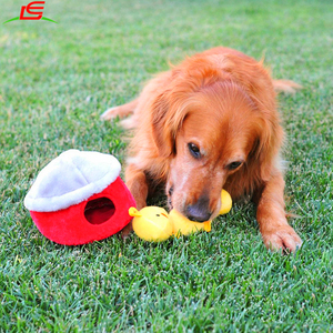 Haute Qualité Interactive Grinçante Cache-Cache En Peluche Jouet Pour Chien Pet Jouets en peluche De Poulet De Poulet Cabane - Product Image 1