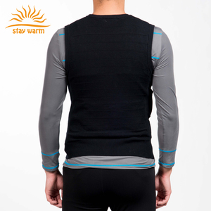 Intelligent Wearable <b>Men</b> Sleeveless V Neck Usb Charging Heated Knitted <b>Sweater</b> <b>Vest</b> - Product Image 2