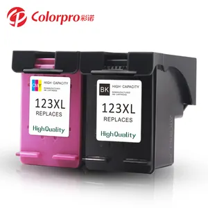 Colorpro 123 XL Kartrid Kompatibel untuk H DeskJet 2130 Printer 123XL Kartrid Inkjet Pengganti