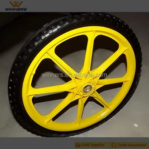 Aro de plástico con aire del neumático de la bicicleta de ruedas de 20 pulgadas