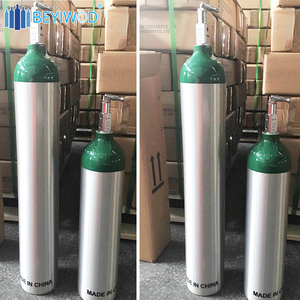 Y Tế Oxy Rỗng Nhôm E Kích Thước 4.55L Oxy Công Suất 682 Lít Xi Lanh Khí Với Chrome Xe Đẩy Điều Chỉnh Và Độ Ẩm - Product Image 3