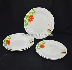 Turkmenistan 12Pcs Diner Set Porselein, Elegantie Fijn Porselein Diner