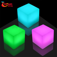 NUOVO Cubo Luminoso LED RGB, Decorazioni Natalizie, Luci a Forma di Cubo, Illuminazione per Sedute, Bar e Sedie