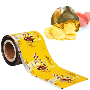 Tùy Chỉnh In Foil Bao Bì Thực Phẩm Cuộn Phim Cho Khoai Tây Chip