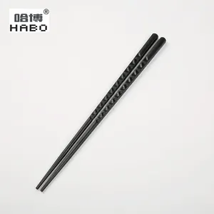 HABO brand high quality HBG-102 customized 24cm. sushi chopsticks of pps fiber