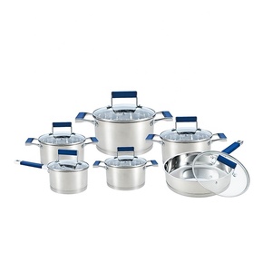 Eco-friendly in acciaio inox casa di cottura pentola e padella padella set di pentole - Product Image 1