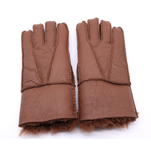 Gants d'hiver en fourrure de mouton de haute qualité Ventes directes d'usine <span class=keywords><strong>Mitaines</strong></span> en cuir bon marché - Product Image 1