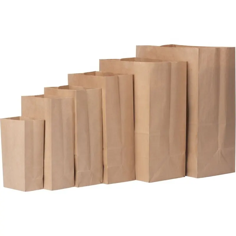 Индивидуальный пакет из крафт-бумаги, пищевая бумага для пищевой упаковки с окошком