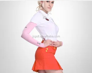 soft and not stiff absorb sweat solid cotton sports golf lady skirt