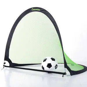 Podiyeen Tragbare pop-up-fußballtor set (1 ziel, tragetasche, ball, inflator) größe 72*40*40 zoll