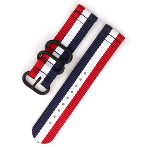 Eraysun-Bracelet sport de remplacement réglable en nylon tissé de 22mm avec boucle en métal pour <span class=keywords><strong>Samsung</strong></span> Galaxy Watch <span class=keywords><strong>46mm</strong></span> <span class=keywords><strong>Gear</strong></span> <span class=keywords><strong>S3</strong></span> <span class=keywords><strong>Classic</strong></span> - Product Image 3