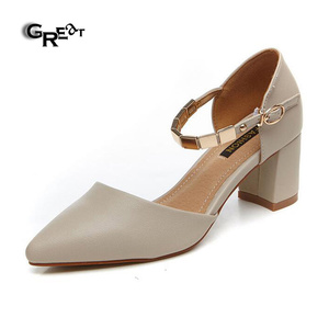 verano punta cerrada mujeres Sandalias moda casual cut-outs mujer Sandalias  mujeres dulces de la correa del tobillo zapatos | Wish