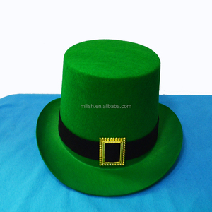 Vui màu xanh lá cây cảm thấy đầu mũ MH-2039 mới lạ bên phụ kiện Saint Patrick của ngày phong cách nhân vật làm bằng polyester - Product Image 4
