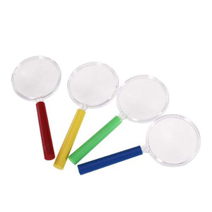 Lente d'ingrandimento per bambini colori assortiti Mini lente d'ingrandimento per strumenti di osservazione scientifica a buon mercato per bambini - Product Image 1