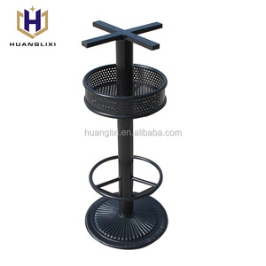 Patio table jambes en fonte, industrielle manivelle à manger table base - Product Image 3