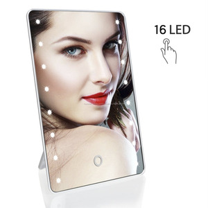 2017 de Lujo de estilo de escritorio cosmético espejo de maquillaje <span class=keywords><strong>led</strong></span> espejo cosmético plástico <span class=keywords><strong>hollywood</strong></span> con 16 <span class=keywords><strong>luces</strong></span> <span class=keywords><strong>led</strong></span> - Product Image 1