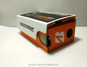 March Promotional 10% off , V2.0 Google Cardboard Portable Custom VR Cardboard 3D Virtual Reality Glasses For 3D Video