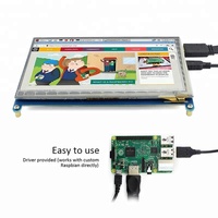 7 inç 1024x600 LCD kapasitif dokunmatik ekran arayüzü dokunmatik ekran ahududu Pi 3 LCD ekran