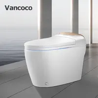 Vancoco Sorriso 3 sistema di casa intelligente bagno caldo asciugatura ad aria elettrico riscaldato wc bidet tolite fabbrica in Cina