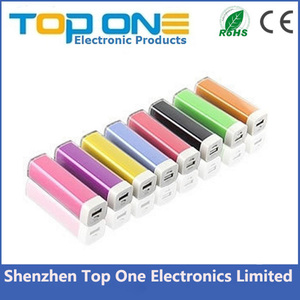Power Bank Portatile a Forma di Rossetto 2600mAh con <span class=keywords><strong>Ricarica</strong></span> Rapida Micro USB OEM per Telefoni Cellulari - Product Image 3