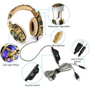 Audífonos para Juegos G2600 <span class=keywords><strong>con</strong></span> Cable USB, Camuflaje Desértico, para PC y <span class=keywords><strong>PS4</strong></span>, <span class=keywords><strong>con</strong></span> Micrófono - Product Image 4