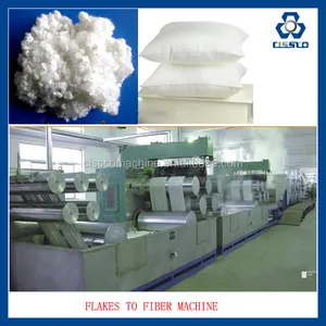 Poliéster reciclado fibra de grampo fábrica, Pet fibra de grampo fábrica, Polyester STAPLE fibra linha de produção