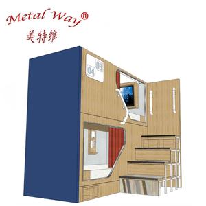 Дешевая Капсульная кровать, двухъярусная кровать для отеля - Product Image 4