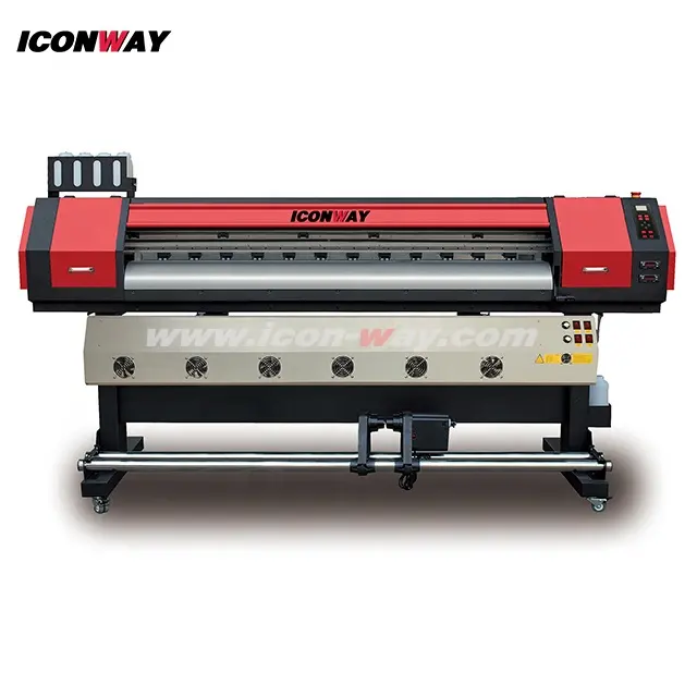 Iconway 6ft 슈퍼 고해상도 잉크젯 플로터 4 컬러 프린터