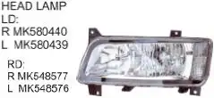 Oem LD R MK580440 L MK580439 RD R MK548557 L MK548576 For Mitsubishi Fuso 08 Auto Car Head Lamp Head Light Headlight