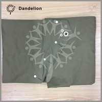 Housses de cargaison imperméables robustes Bâches en toile de coton vert foncé en polyester