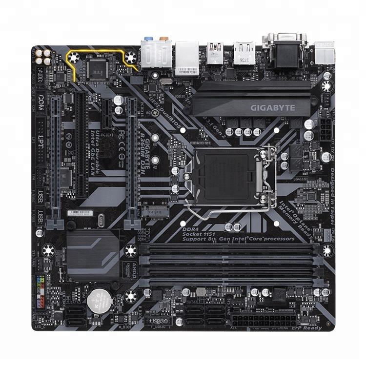 Gigabyte Intel B360m D3h Micro Atx Motherboard 64gb Ram Capacity Used