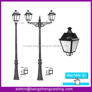 Rue lumière poteaux en fonte de fer décoratif lampadaire personnalisé poteaux d'éclairage - Product Image 1