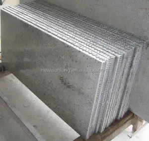 White granite composite aluminum honeycomb panels for exterior cladding