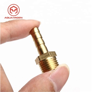 <span class=keywords><strong>1</strong></span>/4 Inch <span class=keywords><strong>PT</strong></span> 6mm Buitendraad Messing Lucht Water Brandstofslang Prikkeldraad Fitting Adapter - Product Image 5