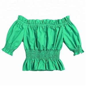 Del bambino Delle Ragazze All'ingrosso Magliette In Bianco di Colore Solido Tunica Abbigliamento Vestiti Del Bambino Del Cotone Neonate Top - Product Image 1