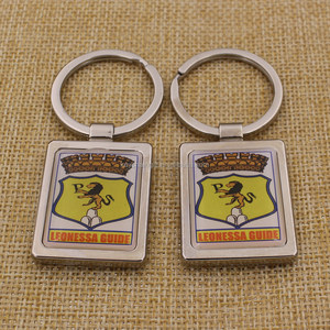 Llavero Promocional Personalizado <span class=keywords><strong>de</strong></span> Metal Cuadrado con Código SA - Product Image 2