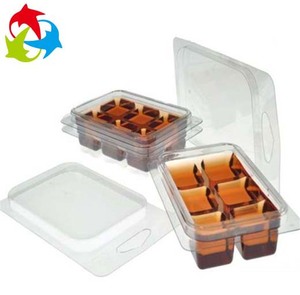 Hard Disposable clear Wax Melts Mold Packaging <strong>Clam</strong> <strong>Shell</strong> - Product Image 3