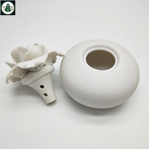 Car Wardrobe Air Freshener Scented Ceramic Aroma Porcelain <strong>Flower</strong> Fragrance Essential Oil <strong>Diffuser</strong> Reed <strong>Diffuser</strong> - Product Image 3