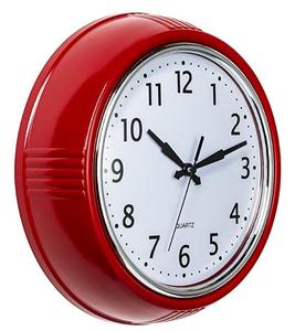 Reloj de pared redondo de cuarzo, caja de plástico, para cocina, Seina <span class=keywords><strong>kell</strong></span> - Product Image 1